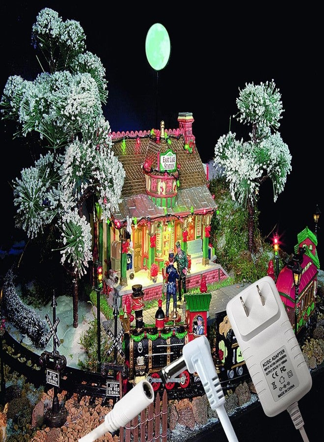 Fesasn 4.5VDC Power Adapter Compatible with Lemax Lighted Accessory for Christmas Village Spooky Town Christmas Micro Lighting Building Decoration 94566 94527 94563 94564 64517 74269 - Image 3